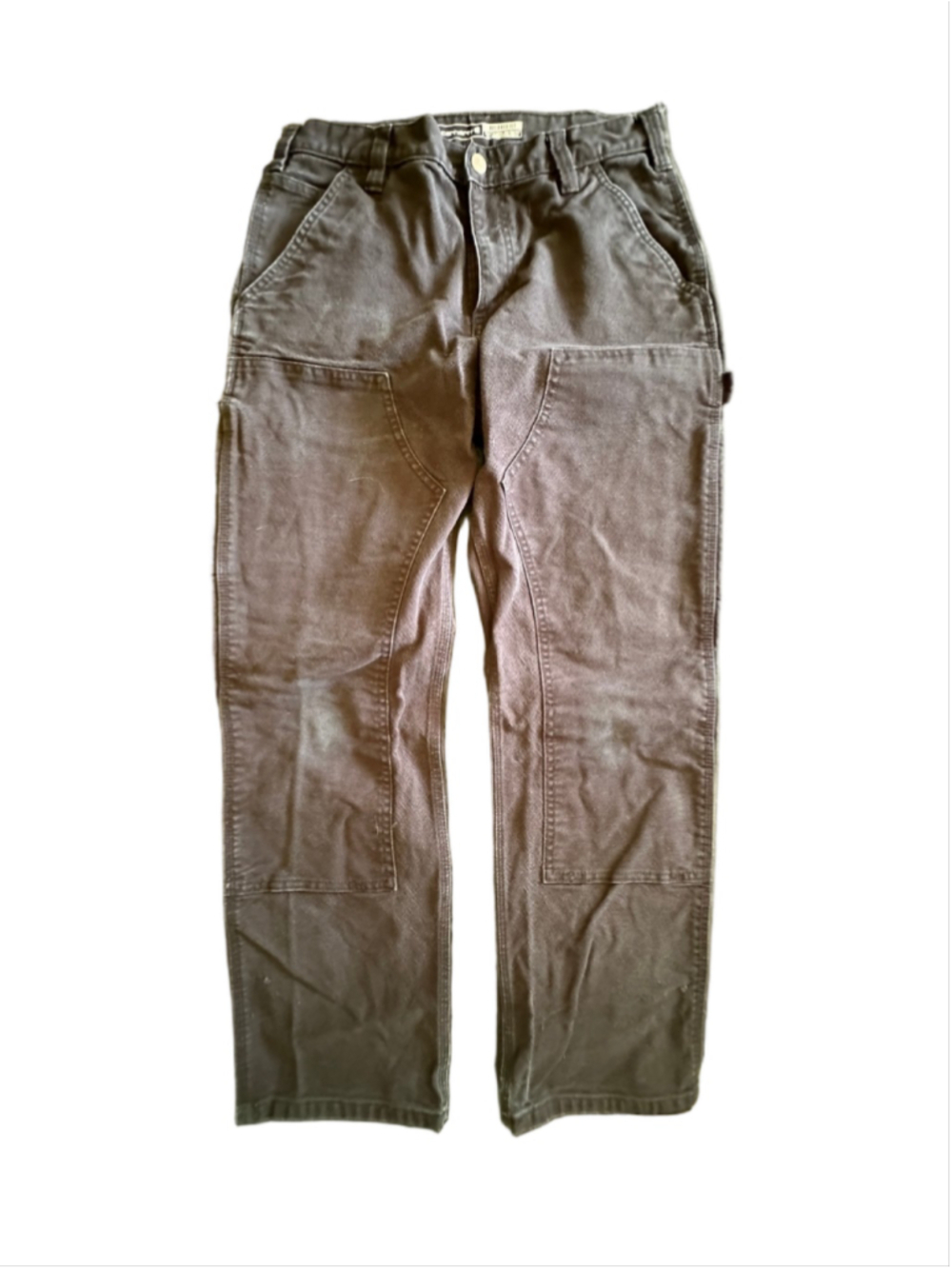 Carhartt Relaxed Fit Double Front Work Pants Black 32x30 Utility Carpenter